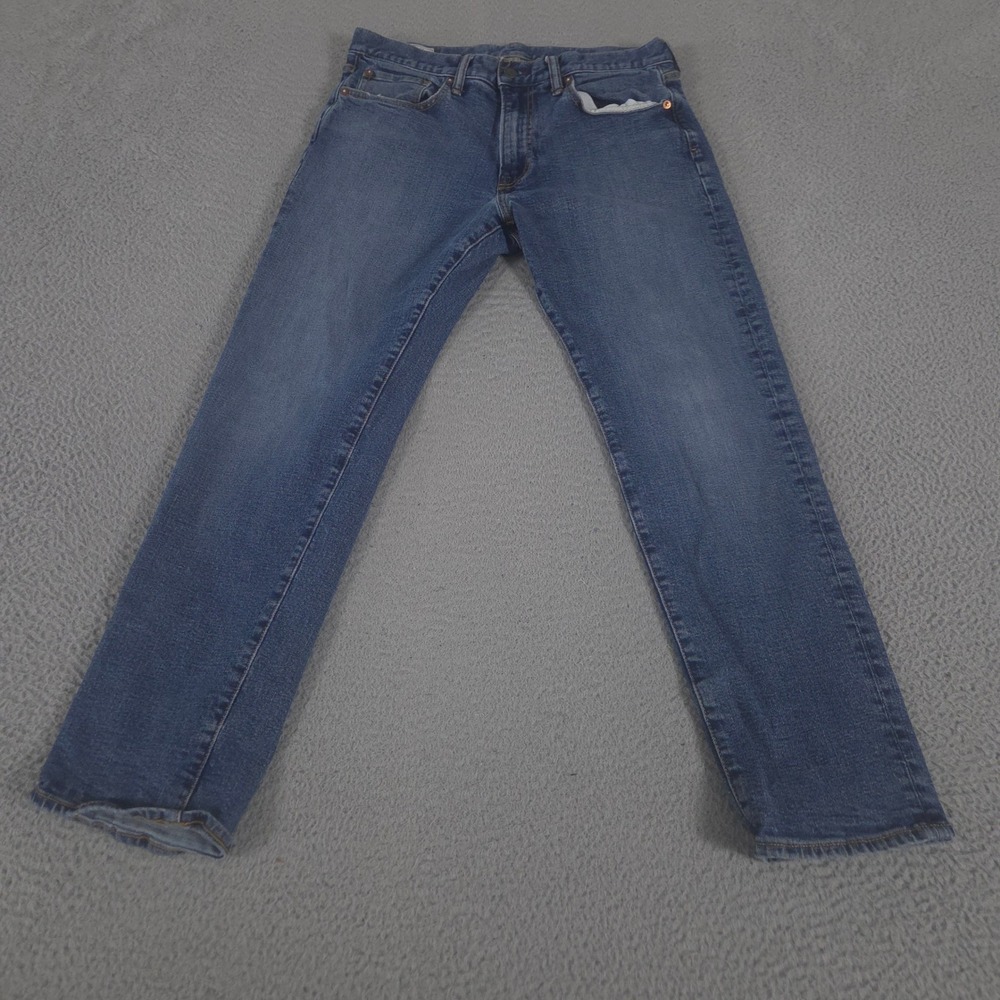 Gap Jeans Mens 32x30 Blue GapFlex Straight Leg Stretch Denim Pants Casual Preppy